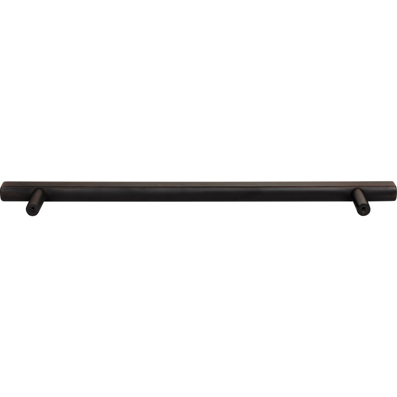 12" Center-to-Center Brushed Oil Rubbed Bronze Square Dominique Appliance Handle