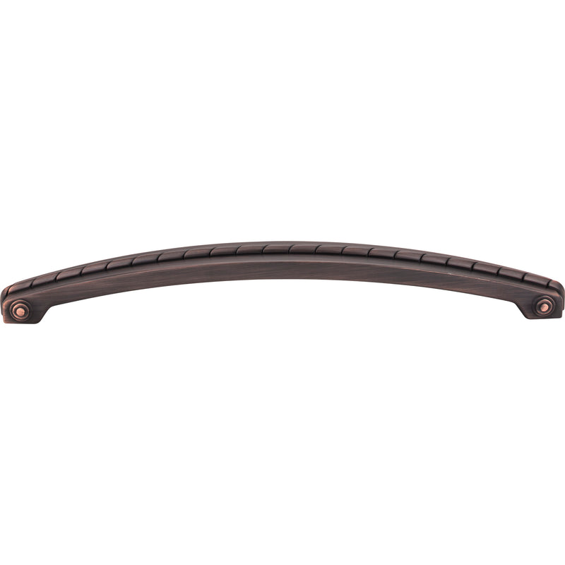12" Center-to-Center Brushed Oil Rubbed Bronze Rope Rhodes Appliance Handle