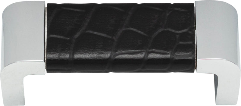 Paradigm Pull 3 Inch (c-c) CH & Black Croc Leather