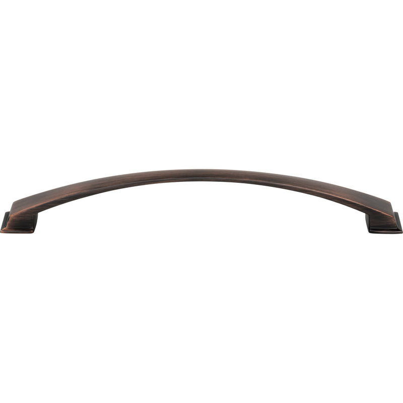 224 mm Center-to-Center Brushed Oil Rubbed Bronze Arched Roman Cabinet Pull