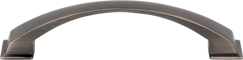 128 mm Center-to-Center Brushed Pewter Arched Roman Cabinet Pull