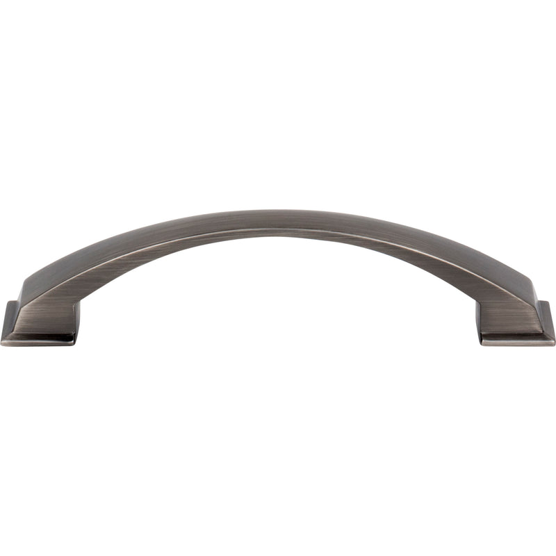 128 mm Center-to-Center Brushed Pewter Arched Roman Cabinet Pull