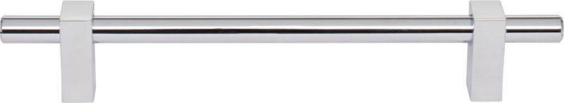 160 mm Center-to-Center Polished Chrome Larkin Cabinet Bar Pull