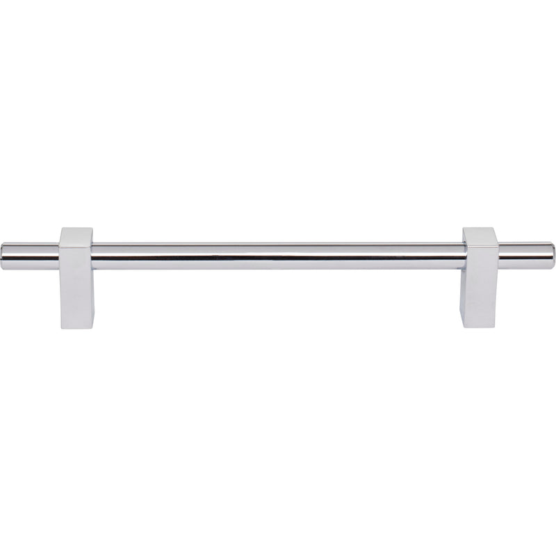 160 mm Center-to-Center Polished Chrome Larkin Cabinet Bar Pull