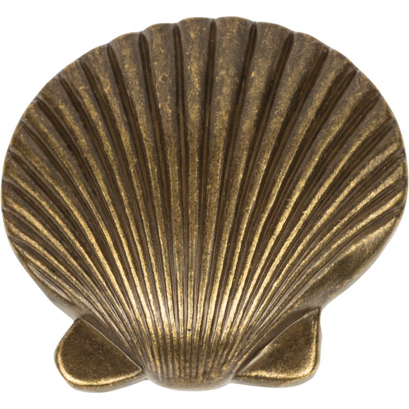 Clamshell Knob 2 Inch Burnished Bronze