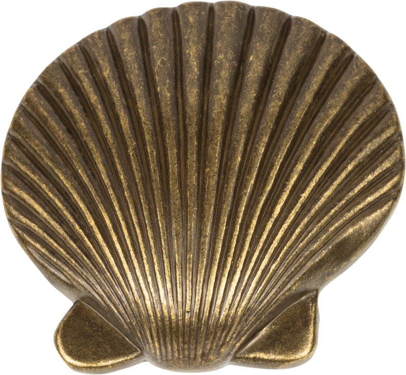 Clamshell Knob 2 Inch Burnished Bronze