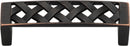 Lattice Pull 3 Inch (c-c) Venetian Bronze