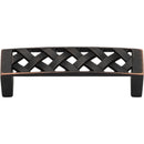 Lattice Pull 3 Inch (c-c) Venetian Bronze
