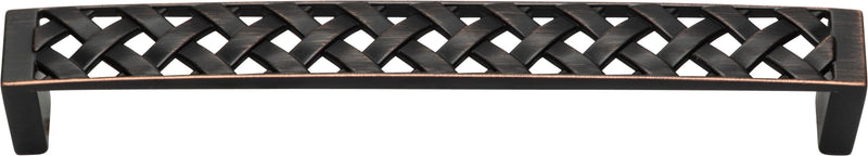 Lattice Pull 6 5/16 Inch (c-c) Venetian Bronze