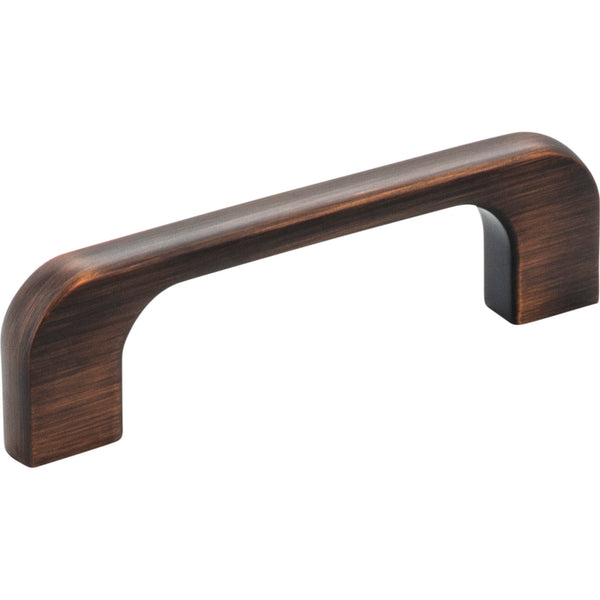 3" Center-to-Center Brushed Oil Rubbed Bronze Alvar Cabinet Pull