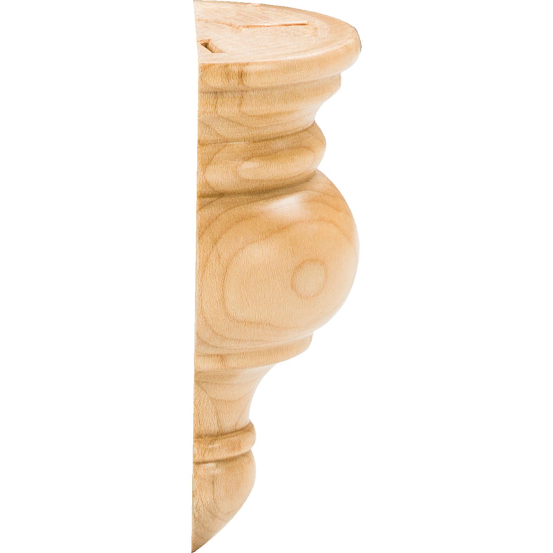 2-1/4" W x 1-1/8" D x 11-1/4" H Oak Transition Finial