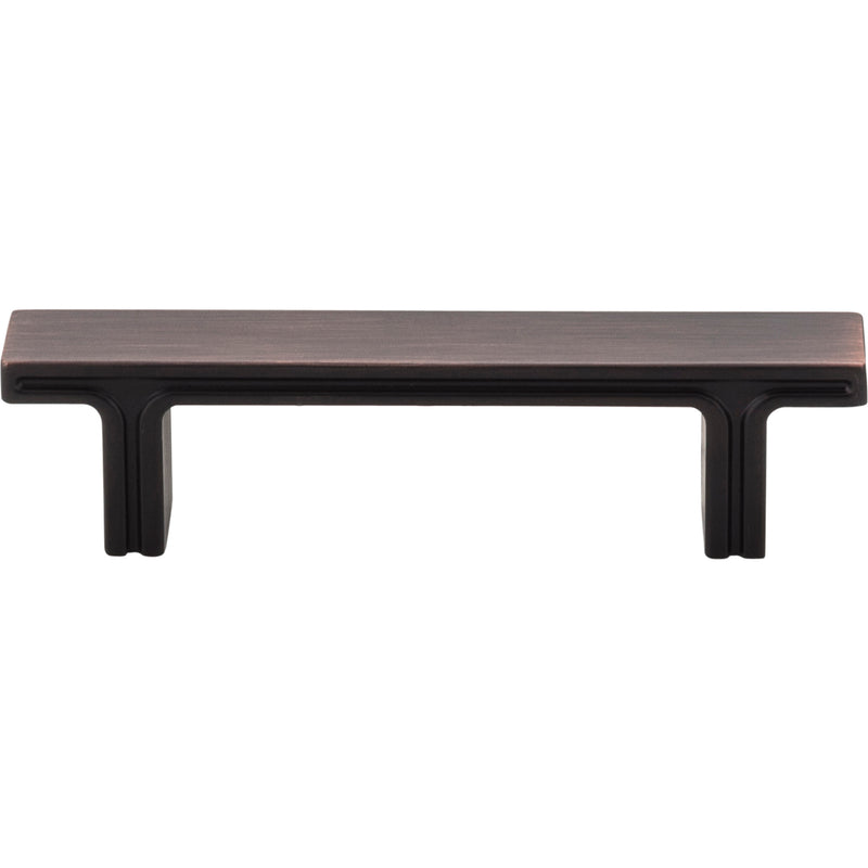 3" Center-to-Center Brushed Oil Rubbed Bronze Square Anwick Cabinet Pull