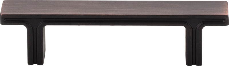 3" Center-to-Center Brushed Oil Rubbed Bronze Square Anwick Cabinet Pull