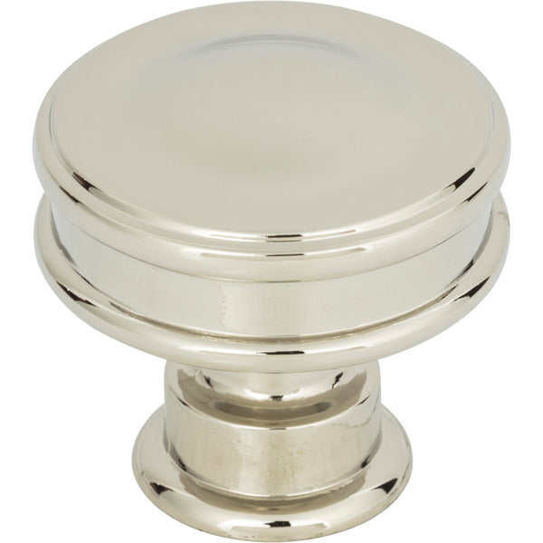 Oskar Knob 1 1/4 Inch Polished Nickel