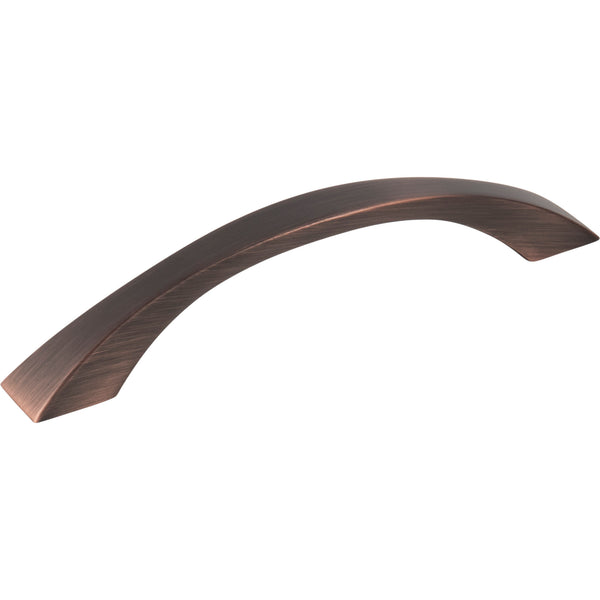 128 mm Center-to-Center Brushed Oil Rubbed Bronze Flared Philip Cabinet Pull