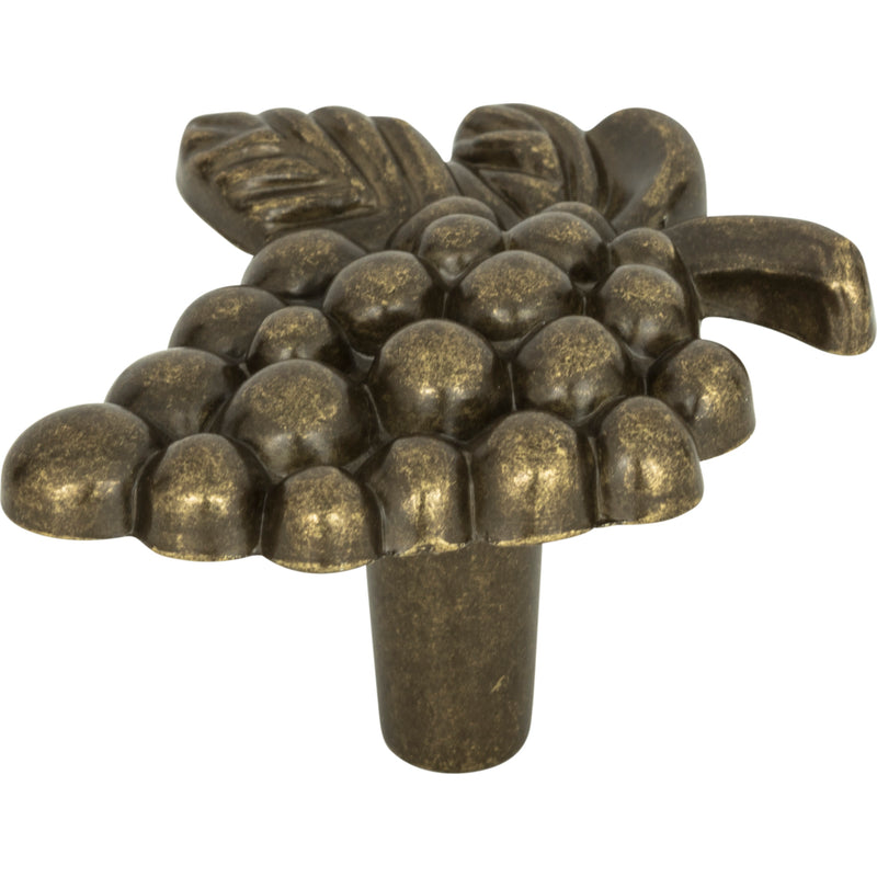 Vineyard Grapes Knob 2 Inch Burnished Bronze