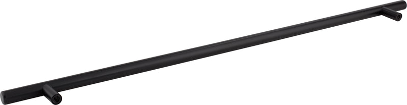 544 mm Center-to-Center Hollow Matte Black Stainless Steel Naples Cabinet Bar Pull